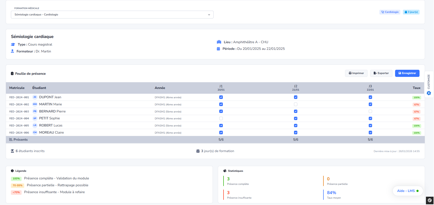 LearningTime - Suivi des présences et émargement numérique Qualiopi